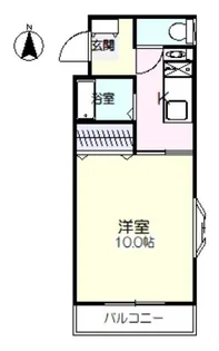 グリーングラス【1階】の間取り