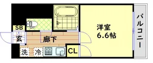 ドエル南本町【7階】の間取り