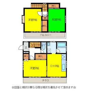 千葉県成田市並木町【一戸建】の間取り