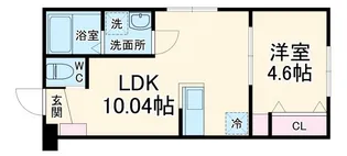 ウォーターフロント笑学【1階】の間取り