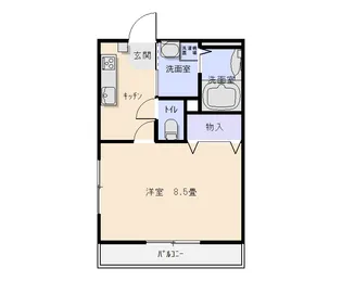 南アルプスガーデンC【2階】の間取り