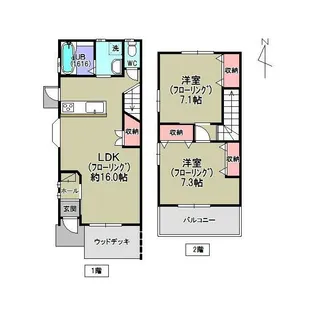 埼玉県川口市芝2【一戸建】の間取り