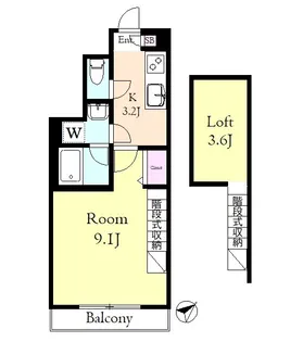 フェリーチェ和光【1階】の間取り