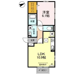 パレッティ【1階】の間取り