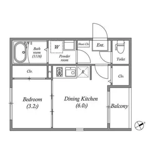 グランディールソレイユ【2階】の間取り