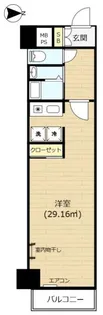 パレス本駒込【4階】の間取り
