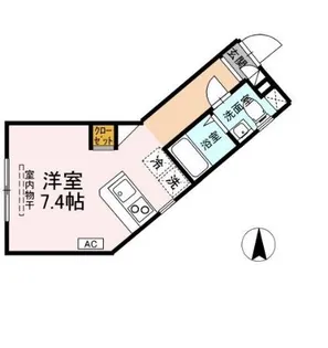ブルーム住吉【5階】の間取り