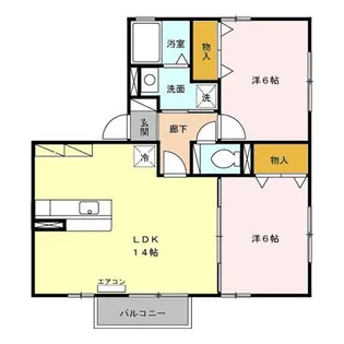 セピアコート【2階】の間取り