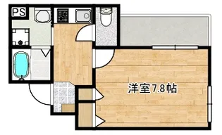 1Kの間取り画像