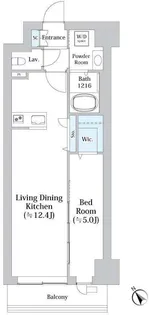 N-flats横浜関内II【10階】の間取り