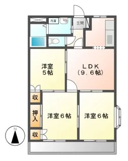 コンフォールハイランドI【1階】の間取り