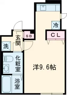 PASEO武蔵小山II【2階】の間取り