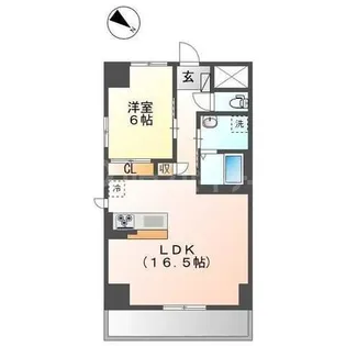 フローラ小石川【3階】の間取り