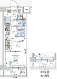 東京都北区赤羽3【マンション】の間取り