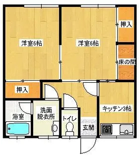 泉南荘【1階】の間取り