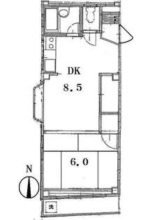 エスポワール落合【4階】の間取り