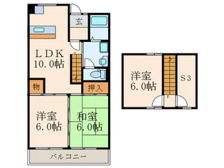 福岡県北九州市小倉南区守恒2【マンション】の間取り