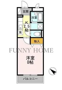 東京都世田谷区経堂1【マンション】の間取り