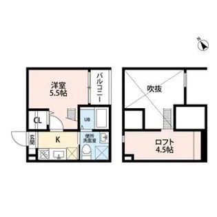 luce(ルーチェ)【2階】の間取り