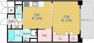 大阪府大阪市浪速区日本橋5【マンション】の間取り