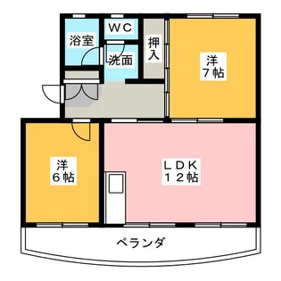 ラサタ【2階】の間取り