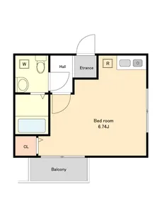 エスポワール【3階】の間取り