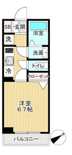 メルベーユ【3階】の間取り