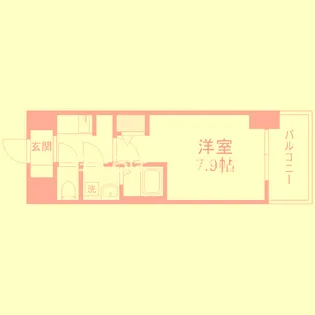 大阪府大阪市北区西天満3【マンション】の間取り