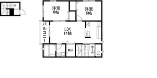 コモド・オヴェスト【2階】の間取り