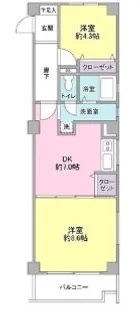 トミクラ6【2階】の間取り