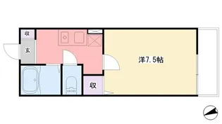 グランパルク【2階】の間取り