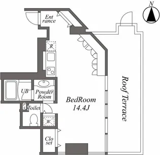 ユーレジデンス自由が丘【2階】の間取り