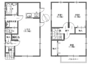 埼玉県さいたま市緑区道祖土3【一戸建】の間取り