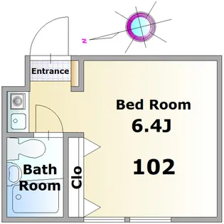 グレイハウス【1階】の間取り