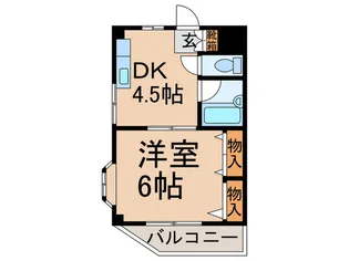 第二美和ハイツ【3階】の間取り