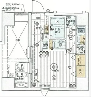 ブライズ森下リベラ【4階】の間取り