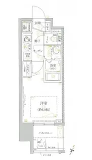 東京都港区芝浦1【マンション】の間取り
