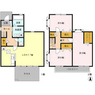 東京都八王子市めじろ台4【一戸建】の間取り