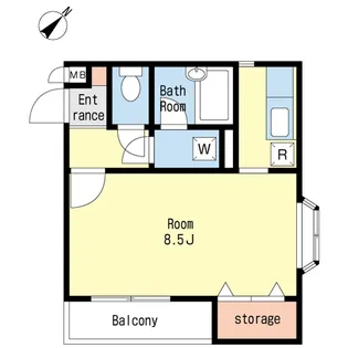 ハイム・デル・フロイデの間取り