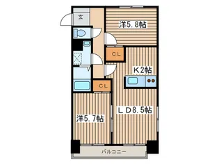 ヘルム21【11階】の間取り
