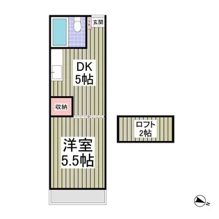埼玉県八潮市八潮2【アパート】の間取り