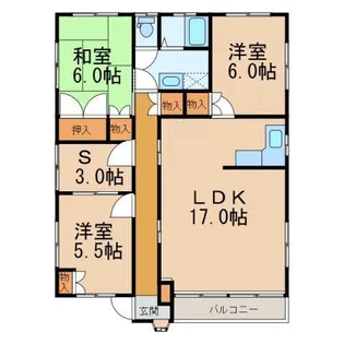 梓ビル【3階】の間取り