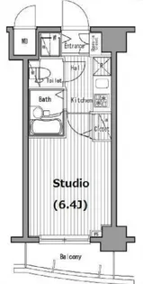 東京都品川区西五反田2【マンション】の間取り