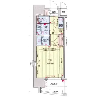 プレサンス栄モード【4階】の間取り