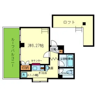 グランドヴィラ都島【7階】の間取り