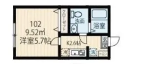 ラフィーネ西谷【3階】の間取り