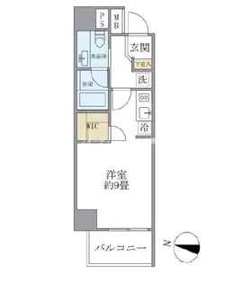 アルファサイト御茶ノ水【7階】の間取り
