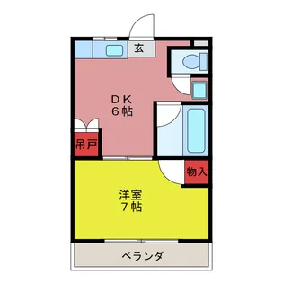 長久保マンション【3階】の間取り