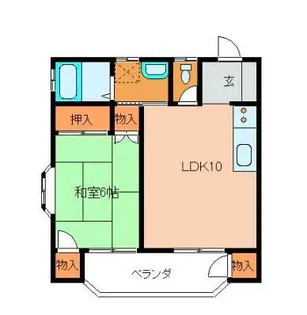 サンヒルズ【1階】の間取り