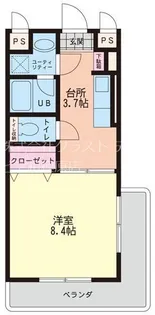 シンシア【3階】の間取り